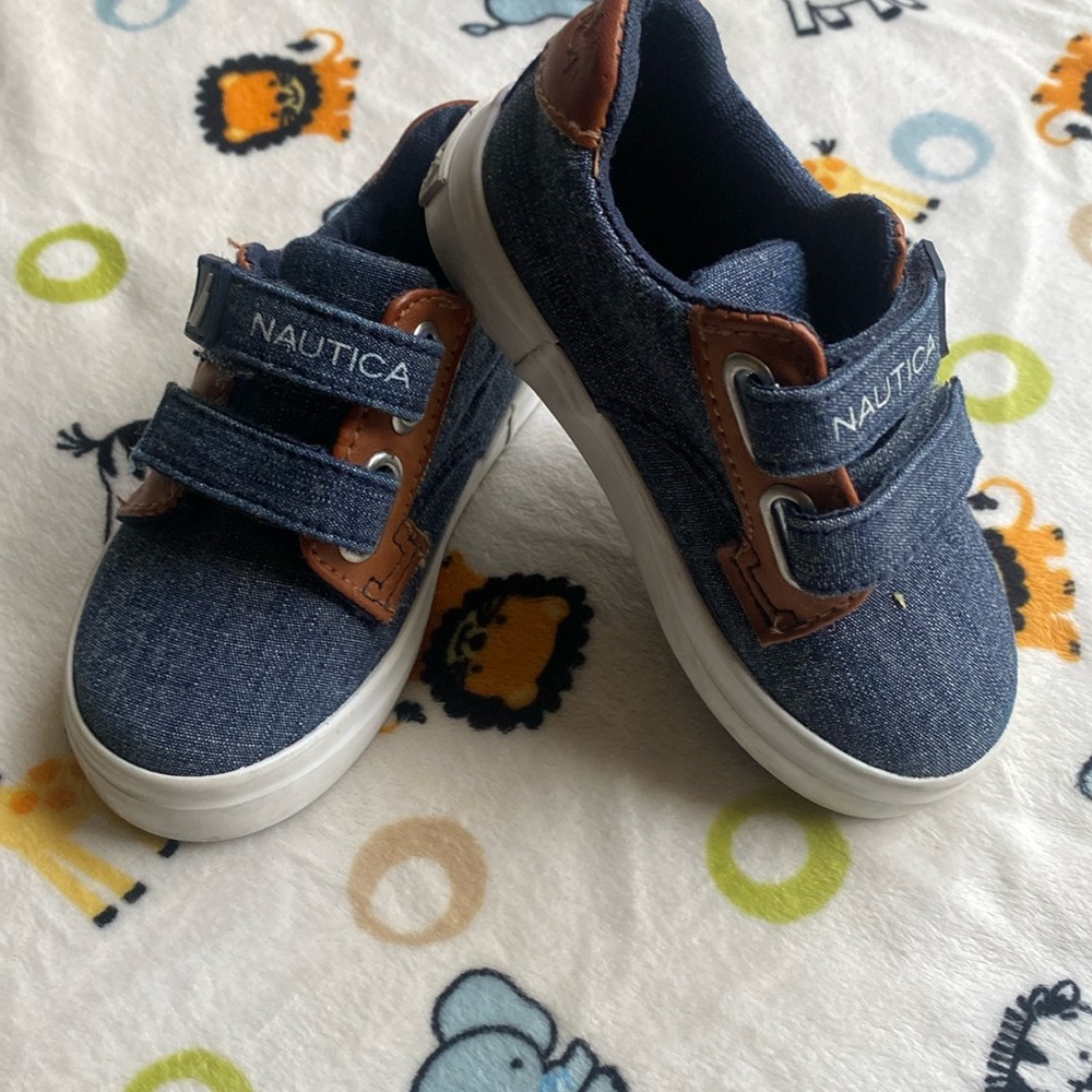 Nautica Boat shoes for a lil boy 👦🏾!